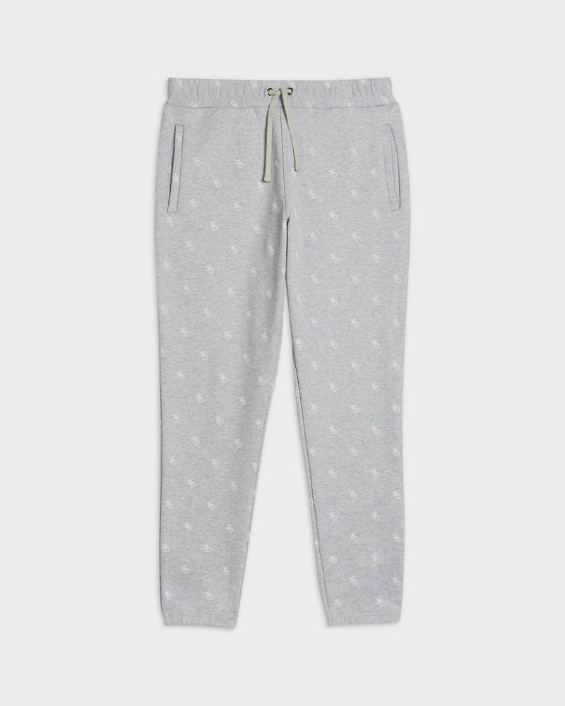 Ted Baker Oldst Printed Jogger  Byxor Dam Gray | ULS-065497